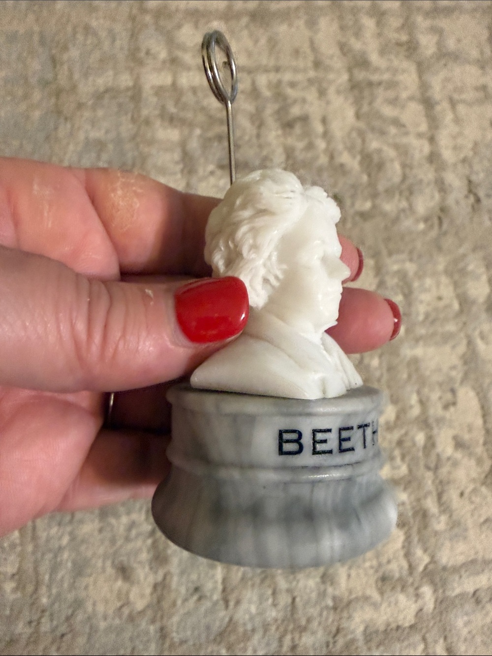 Great Composers Memo Holders Set of 3 Mozart Bach Beethoven Busts 2003 - Picture 8 of 10